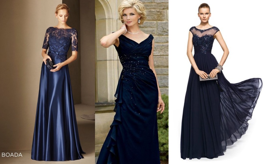 vestidos de festa longos escuros