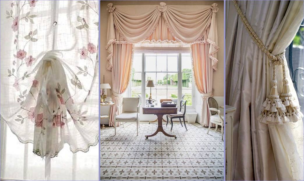 cortina, tassel, abraçadeira