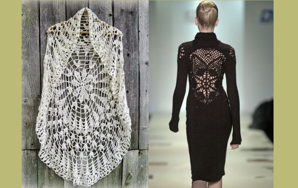 o crochê que aparece e se destaca