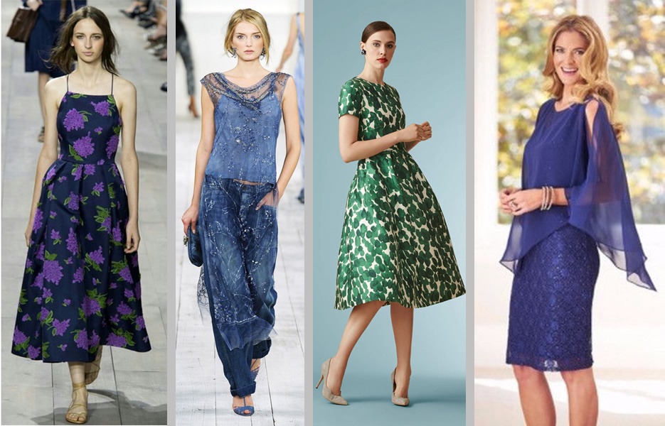 Que cor usar? Azul, verde, violeta