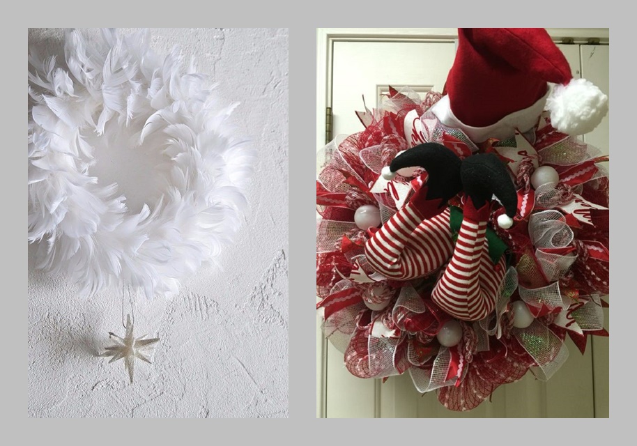 DIY - Enfeite de Natal para portas