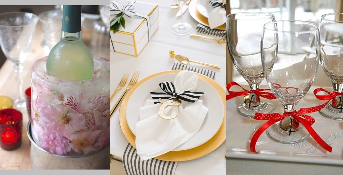 DIY - Como decorar mesa para festas de Natal e Ano Novo