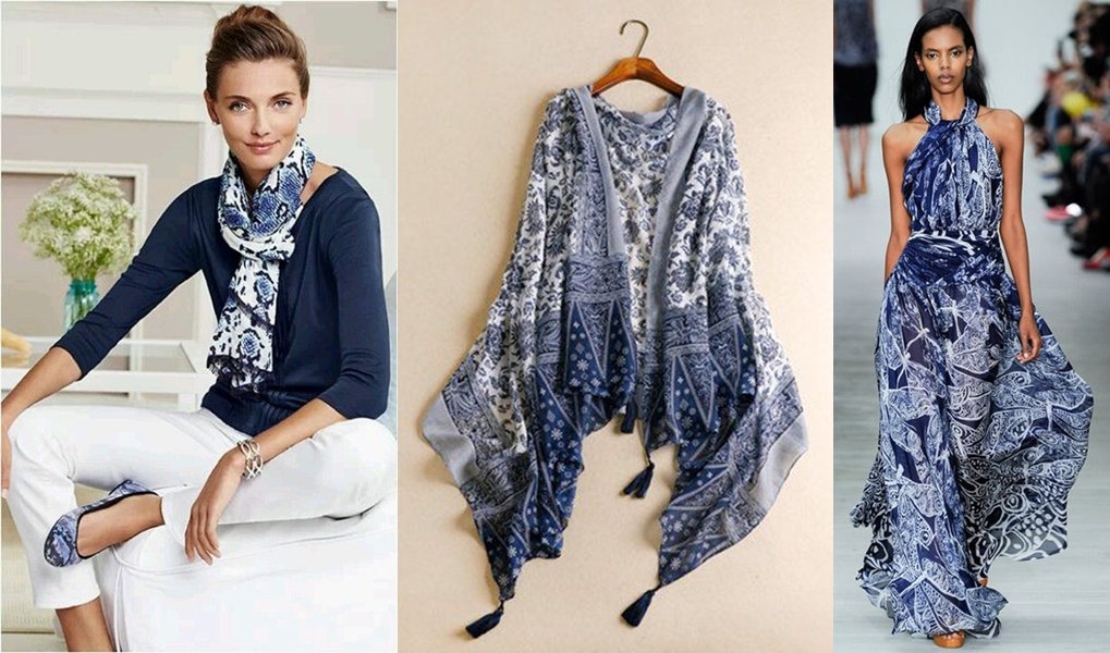 moda anti-idade: combinação perfeita, o azul e branco