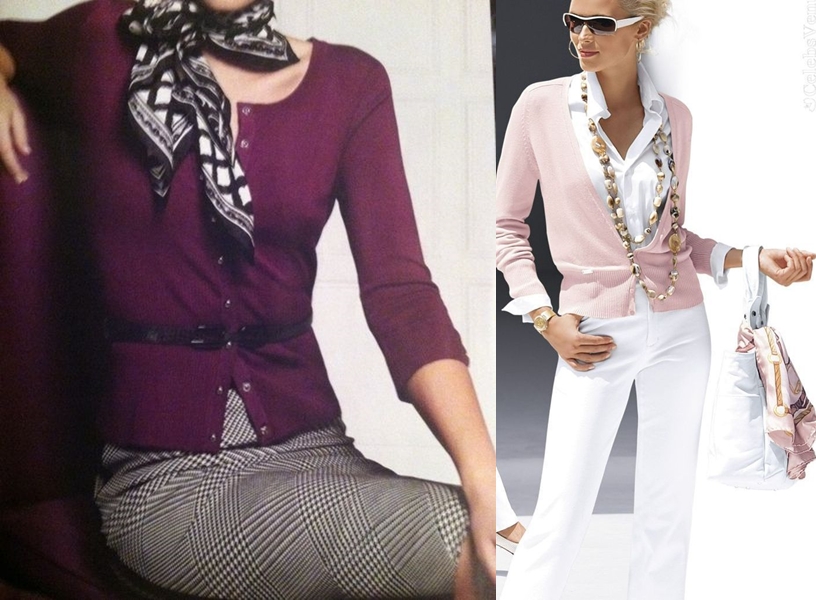 a versatilidade do cardigan