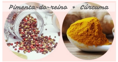 cúrcuma com pimenta-do-reino - como potencializar alimentos naturalmente