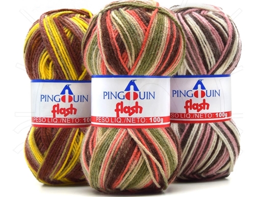 xale de crochê colorido