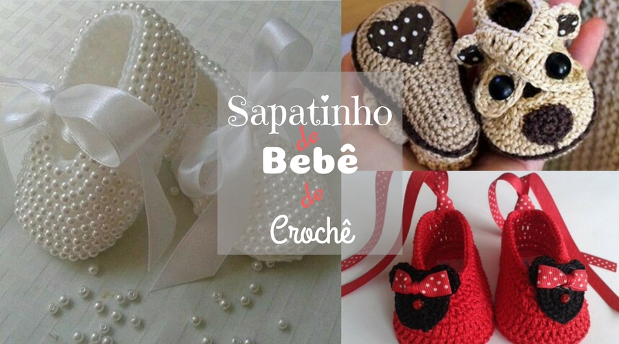DIY - sapatinho de bebê de crochê