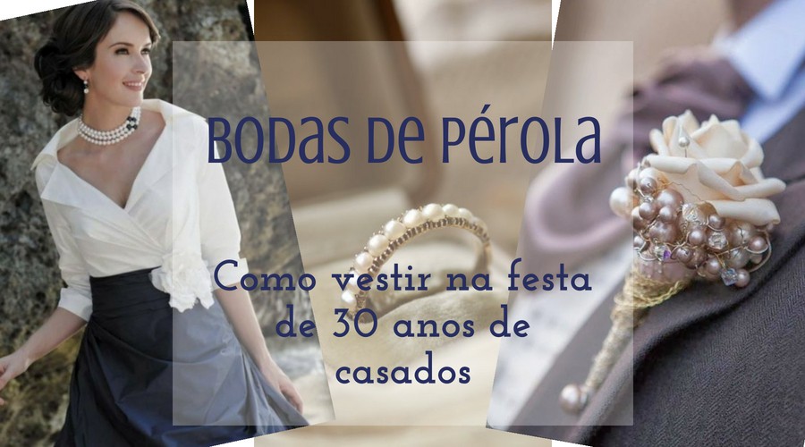 30 anos de casados - bodas de pérola