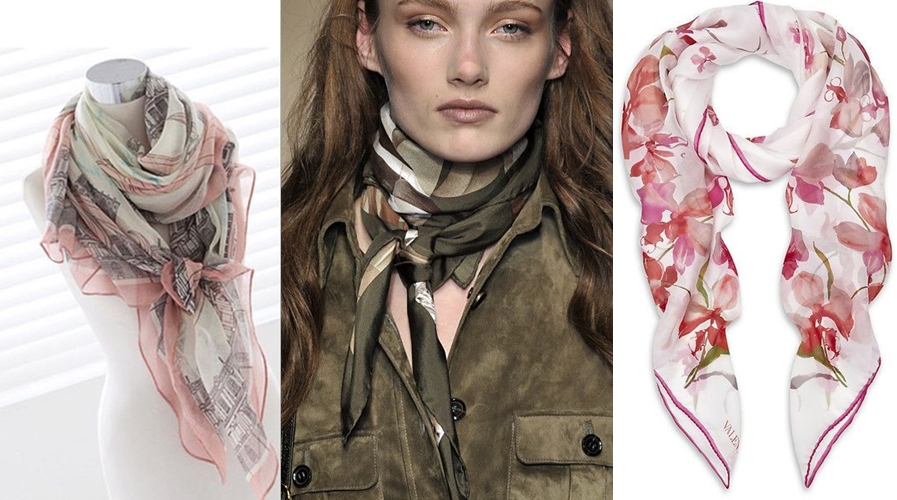 Moda anti-idade: lenços para usar no pescoço