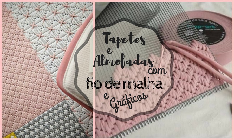 Faça você mesma Tapetes com fio de malha