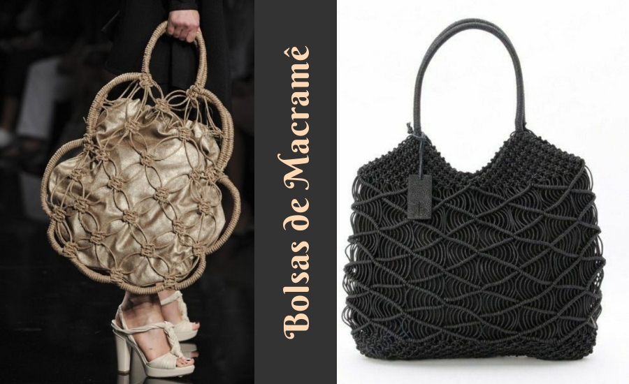 Bolsa de Macramê: 12 Ideias para fazer a sua bolsa