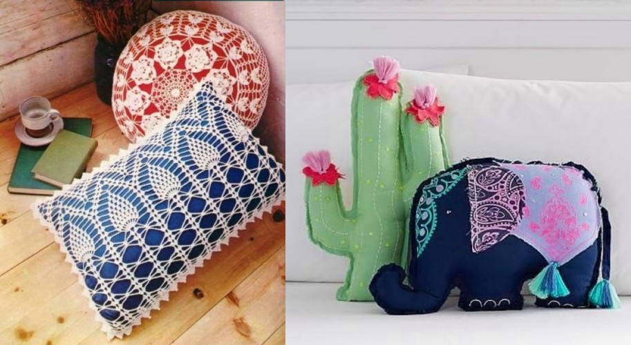 14 dicas de almofadas para fazer e decorar