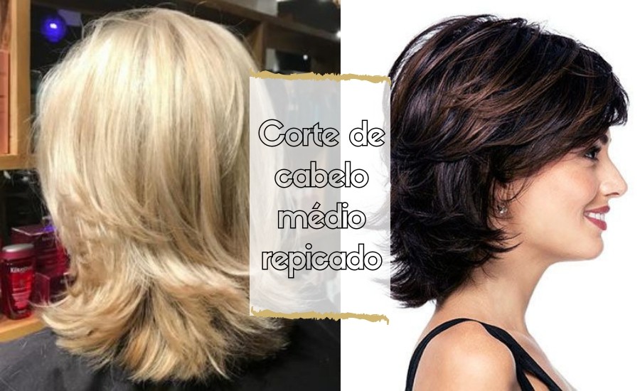 Bem na foto: Corte de cabelo médio repicado