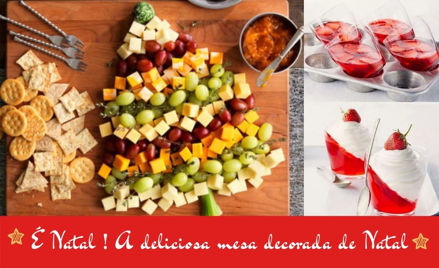 Ideias para decorar a mesa de Natal
