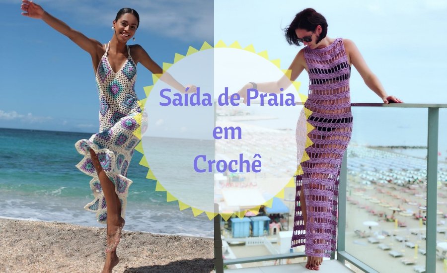 É verão: 16 modelos de saída de praia em croche, escolha o seu!