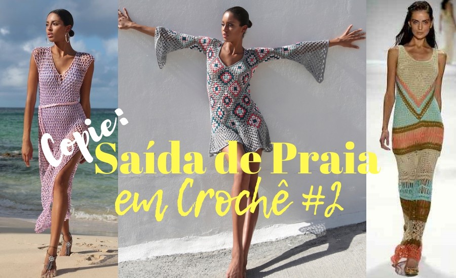 DIY : Saída de praia em crochê #2