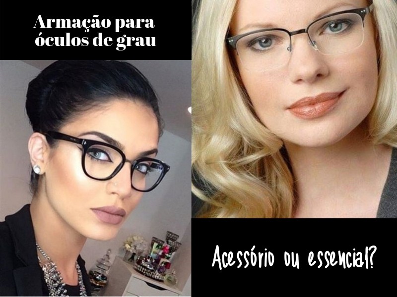 Moda anti-idade - Armação para óculos de grau