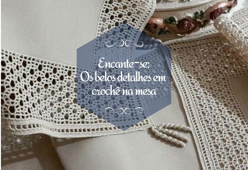 DIY: crochê na toalha de mesa