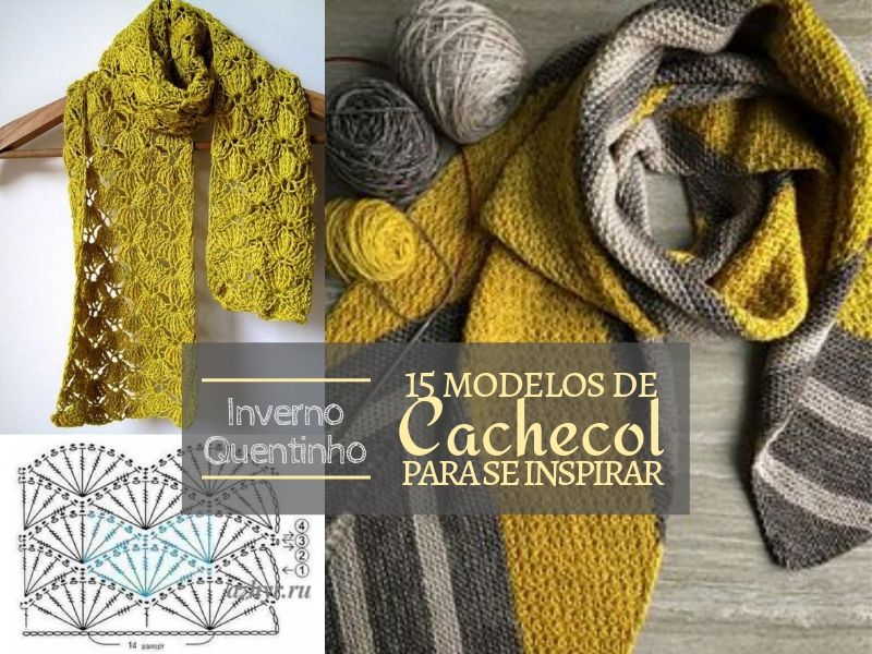Inverno Quentinho: 15 modelos de cachecol para se inspirar
