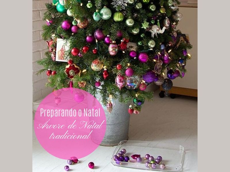 Preparando o Natal: Árvore de Natal tradicional