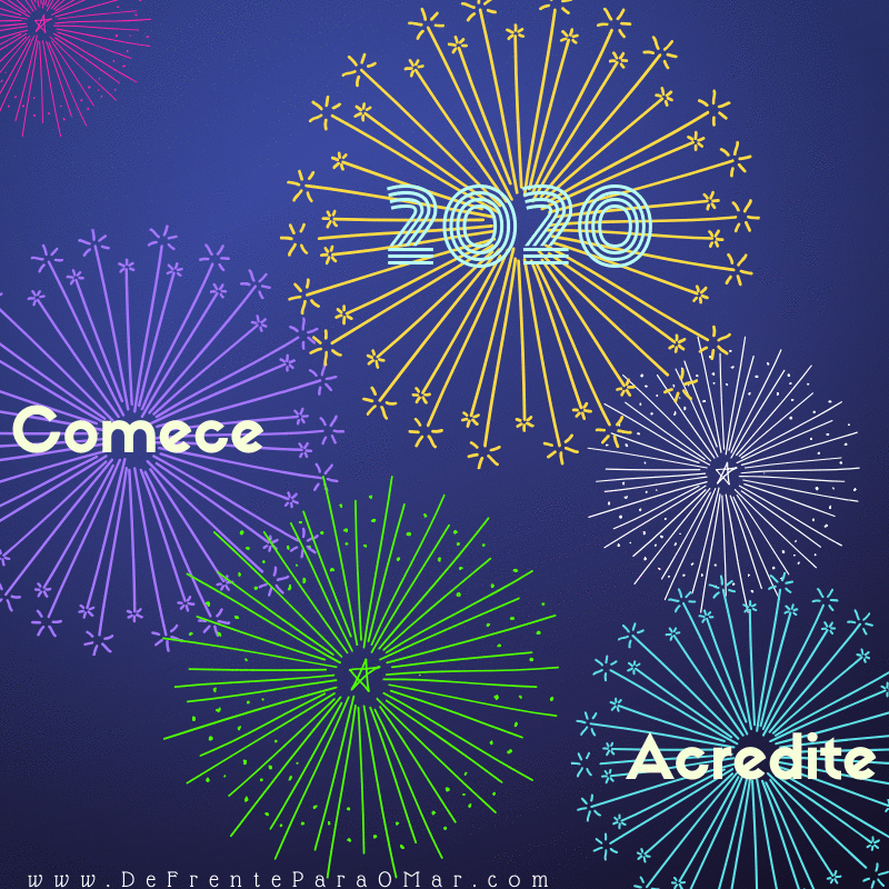 Feliz Ano Novo - 2020 - gif animado