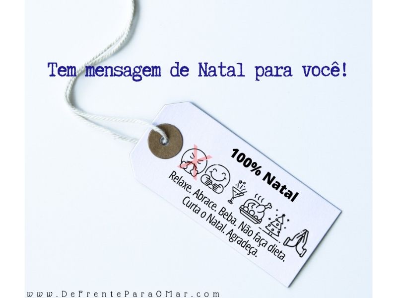 Tem mensagem de Natal para você!