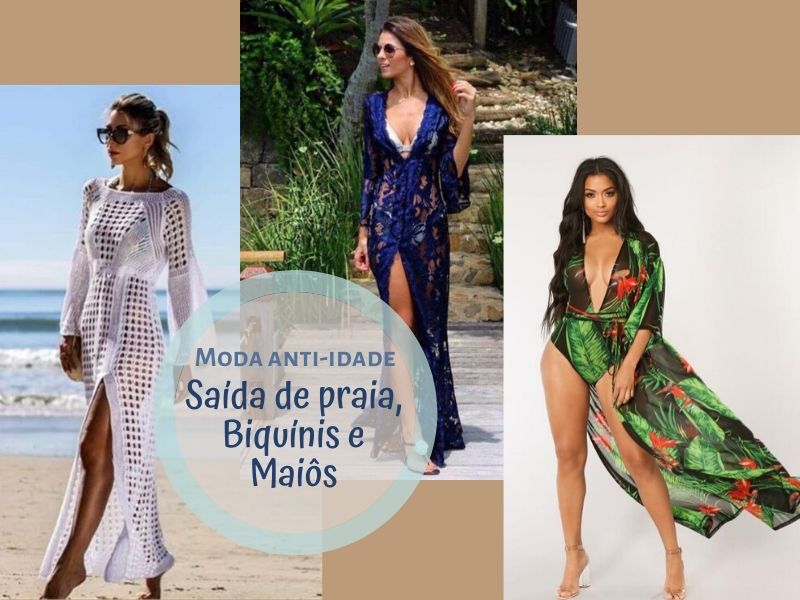 Moada anti-idade: Saída de praia, biquínis e maiôs