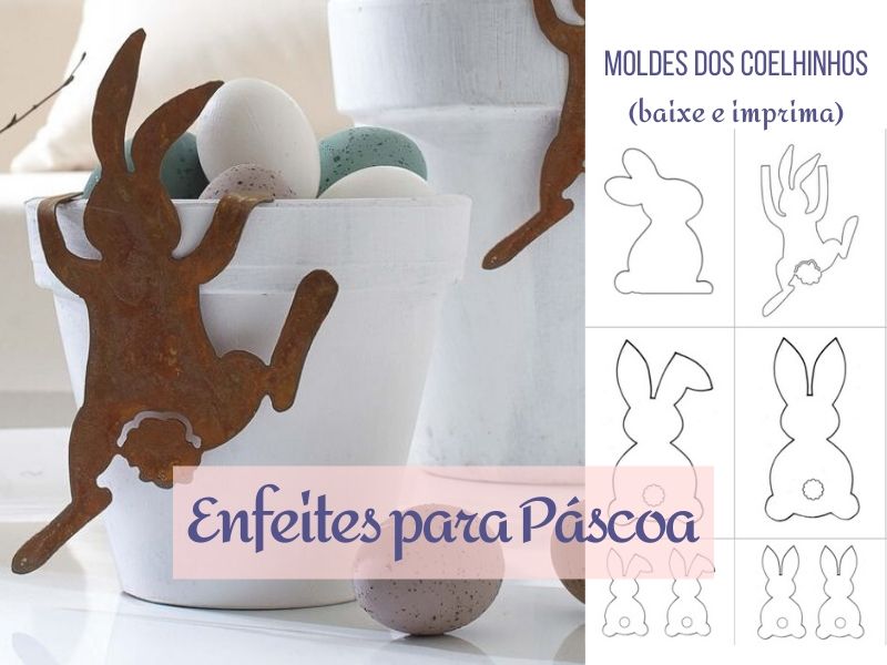 Preparando a Páscoa: Enfeites para Páscoa com Moldes