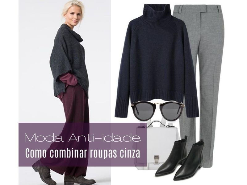 Moda anti-idade: Como combinar o cinza