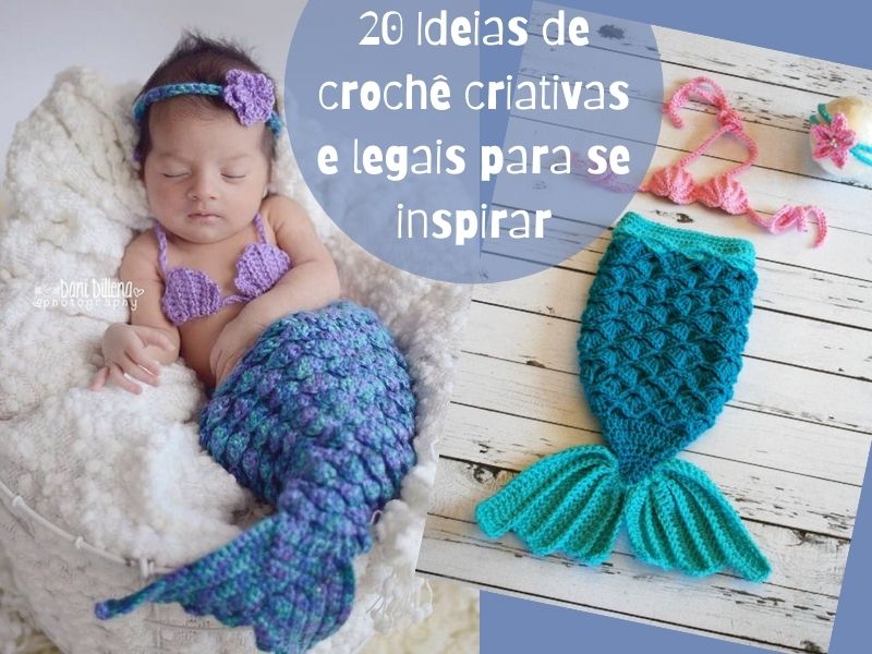 20 Ideias de crochê criativas e legais para se inspirar