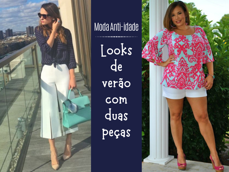 Moda para Senhoras: Looks de verão com duas peças