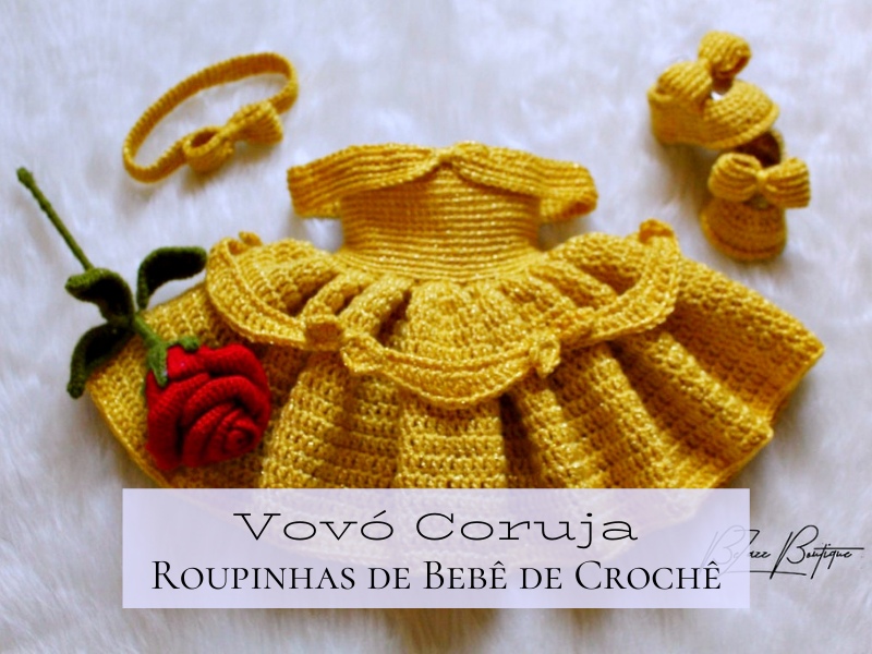 20 modelos de roupinhas de bebê de crochê