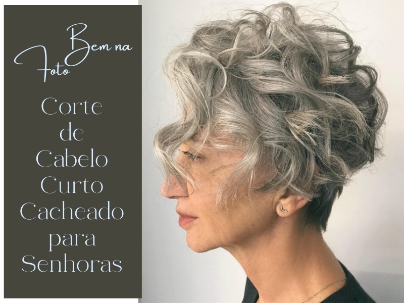 Bem na foto: +17 cortes de cabelo curto cacheado para senhoras