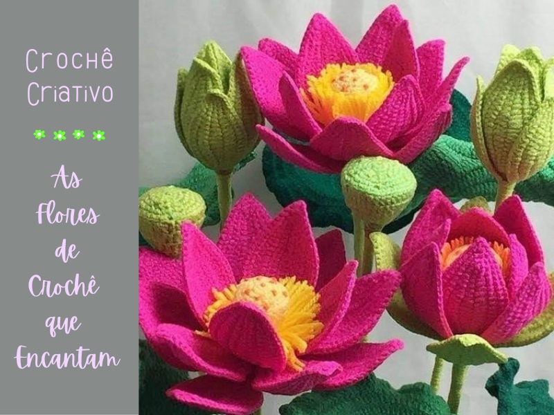Crochê Criativo: As flores de Crochê que Encantam