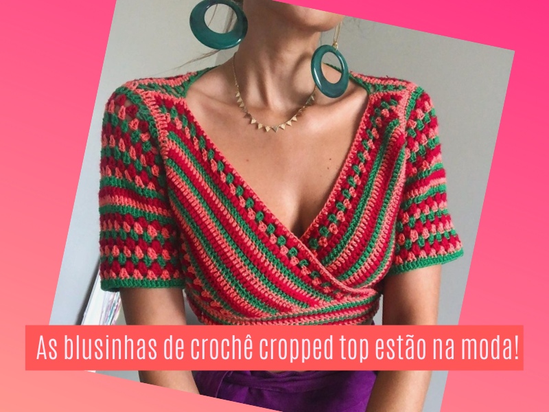 As blusinhas cropped top estão na moda!