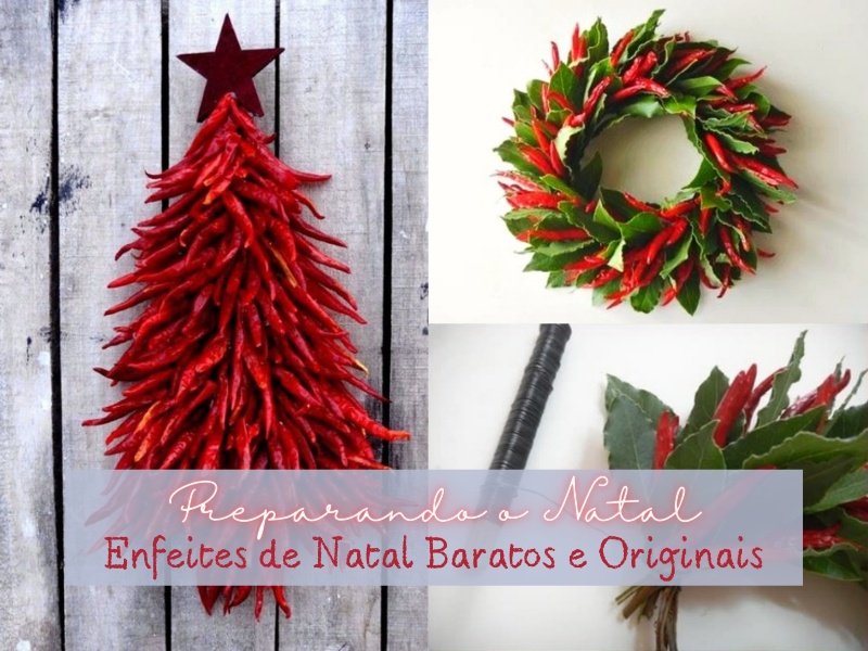 Preparando o Natal: Enfeites de Natal Baratos e Originais