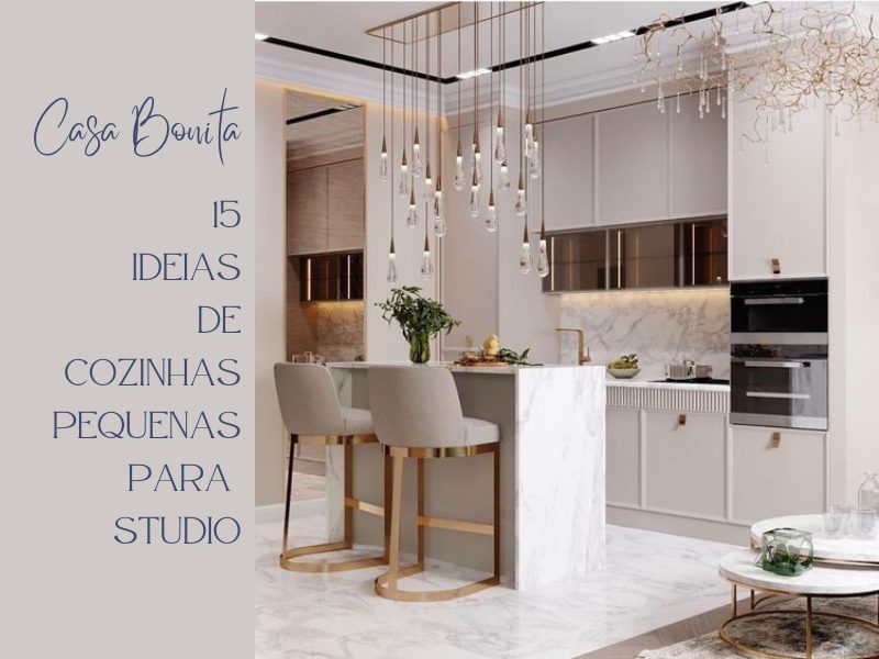 Casa Bonita: 15 ideias de cozinhas pequenas para studio
