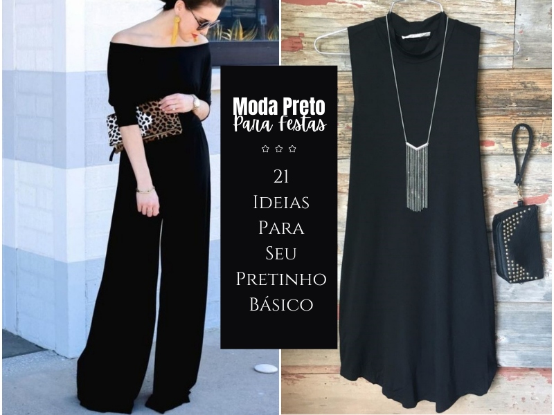 Moda para festas: 21 Ideias para o seu pretinho básico