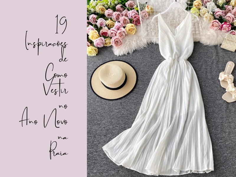19 Inspirações de como vestir no Ano Novo na praia