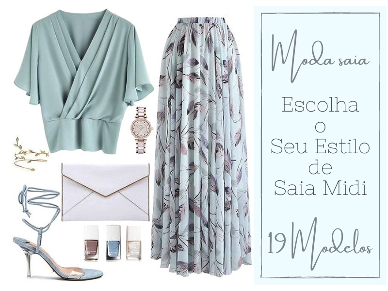 Moda anti-idade: Escolha o estilo da sua saia midi - 19 modelos