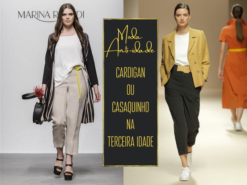 Moda Anti-idade: Cardigan ou casaquinho na terceira idade