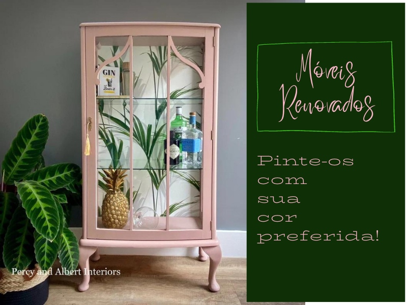 Móveis Renovados: Pinte-os com a sua cor preferida!