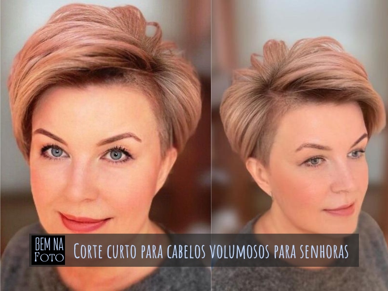 Bem na Foto: Corte curto para cabelos volumosos para senhoras