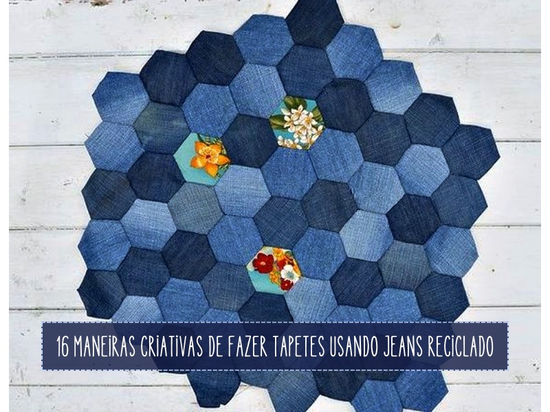 16 maneiras criativas de fazer tapetes usando jeans reciclado 16 maneiras criativas de fazer tapetes usando jeans reciclado