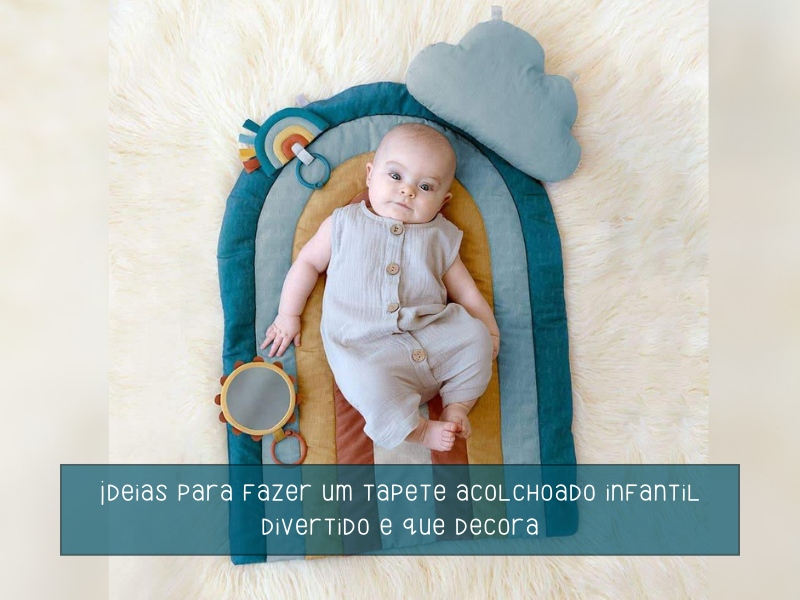 Ideias para fazer um tapete acolchoado infantil divertido e que decora Ideias para fazer um tapete acolchoado infantil divertido e que decora