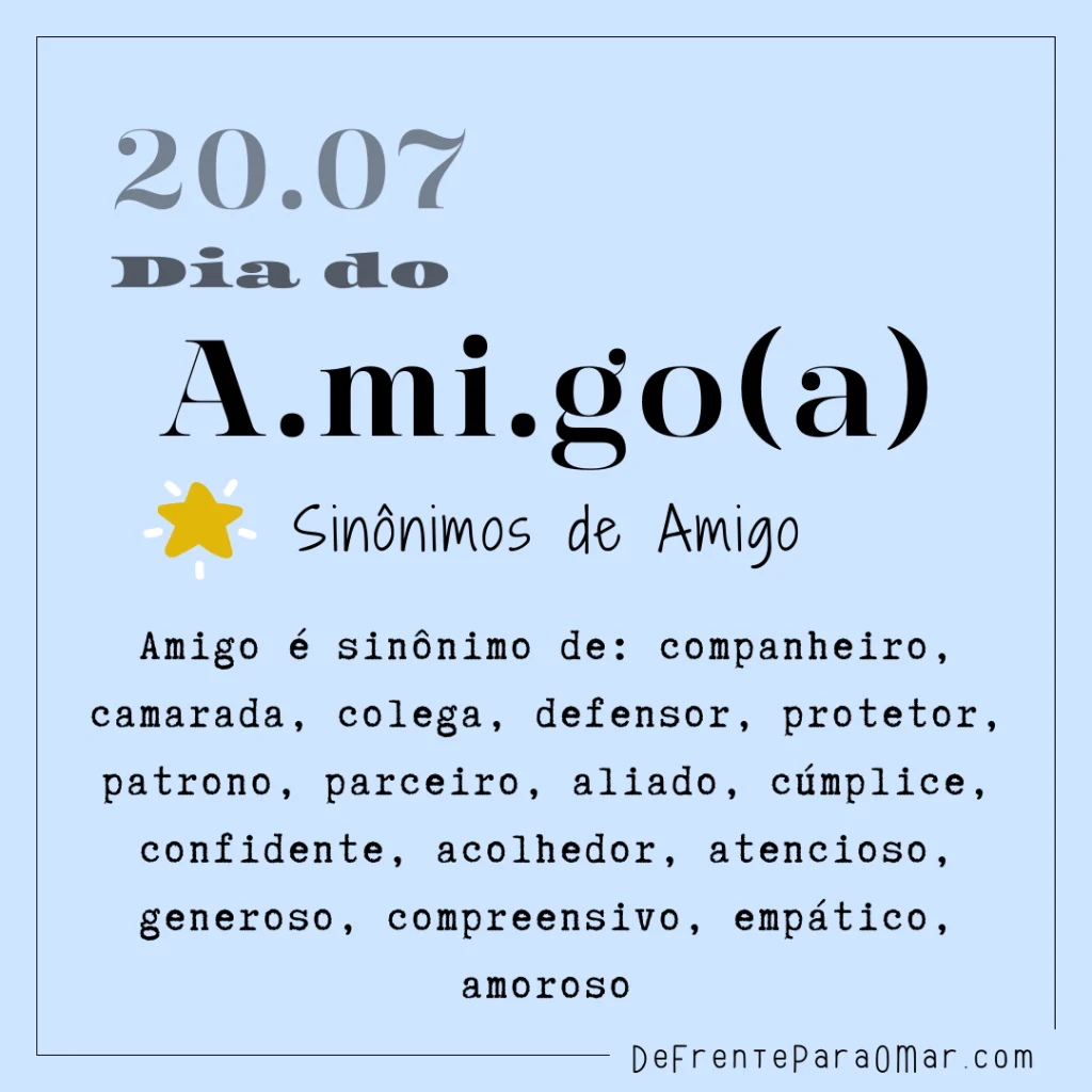 20 de Julho - Mensagens Dia do Amigo 20 de Julho - Mensagens Dia do Amigo