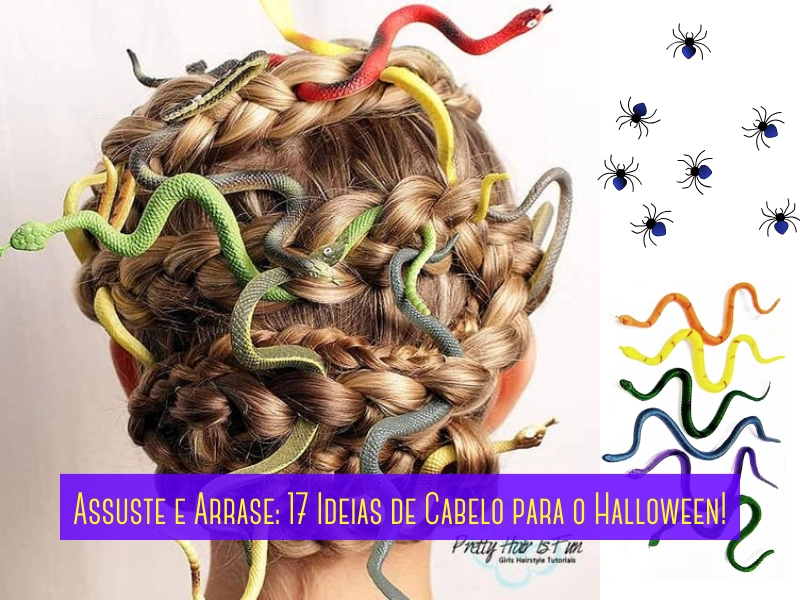 Assuste e Arrase: 17 Ideias de Cabelo para o Halloween! Assuste e Arrase: 17 Ideias de Cabelo para o Halloween!