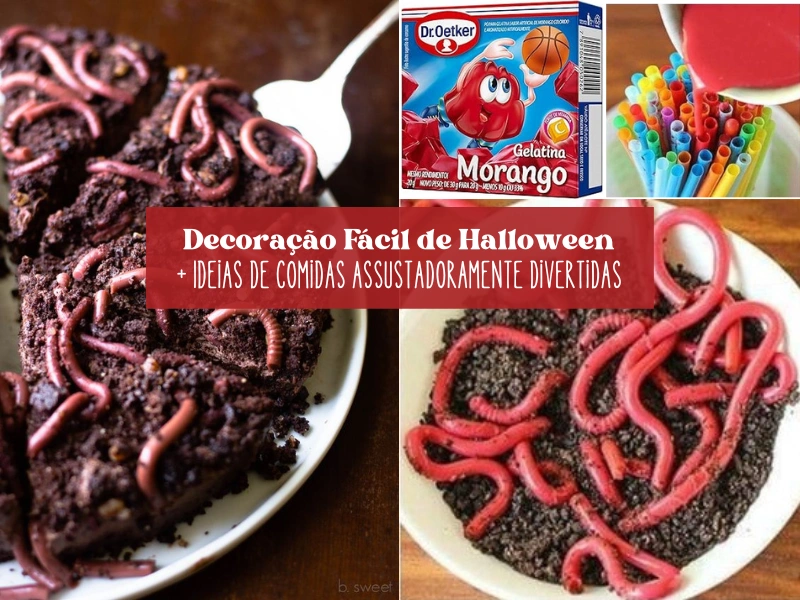 Decoração Fácil de Halloween e Ideias de Comidas Assustadoramente Divertidas Decoração Fácil de Halloween e Ideias de Comidas Assustadoramente Divertidas