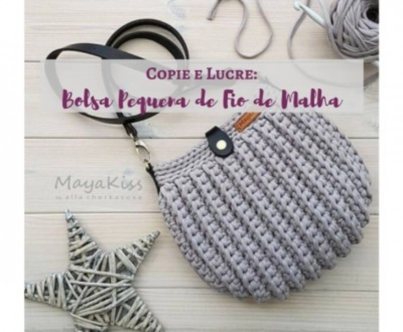 Explorando Criatividade: 11 Modelos de Bolsas Pequenas de Fio de Malha
