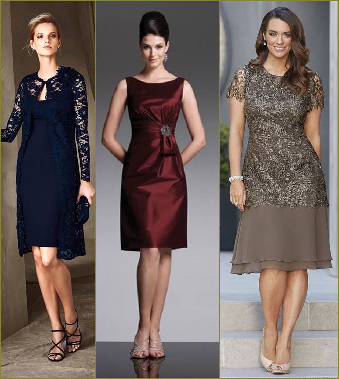 vestido curto para mãe da noiva ou noivo